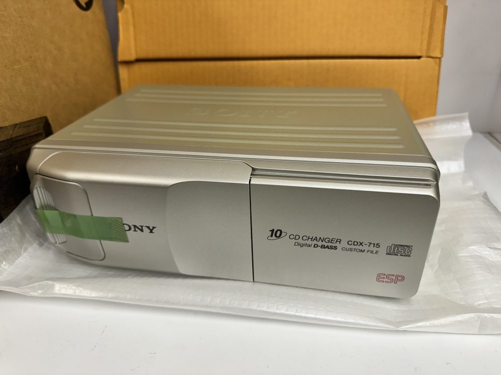 Sony Car Radio Stereo 10 Disc Plug In Cd Changer Model Cdx-715 Boxed Complete - Image 3