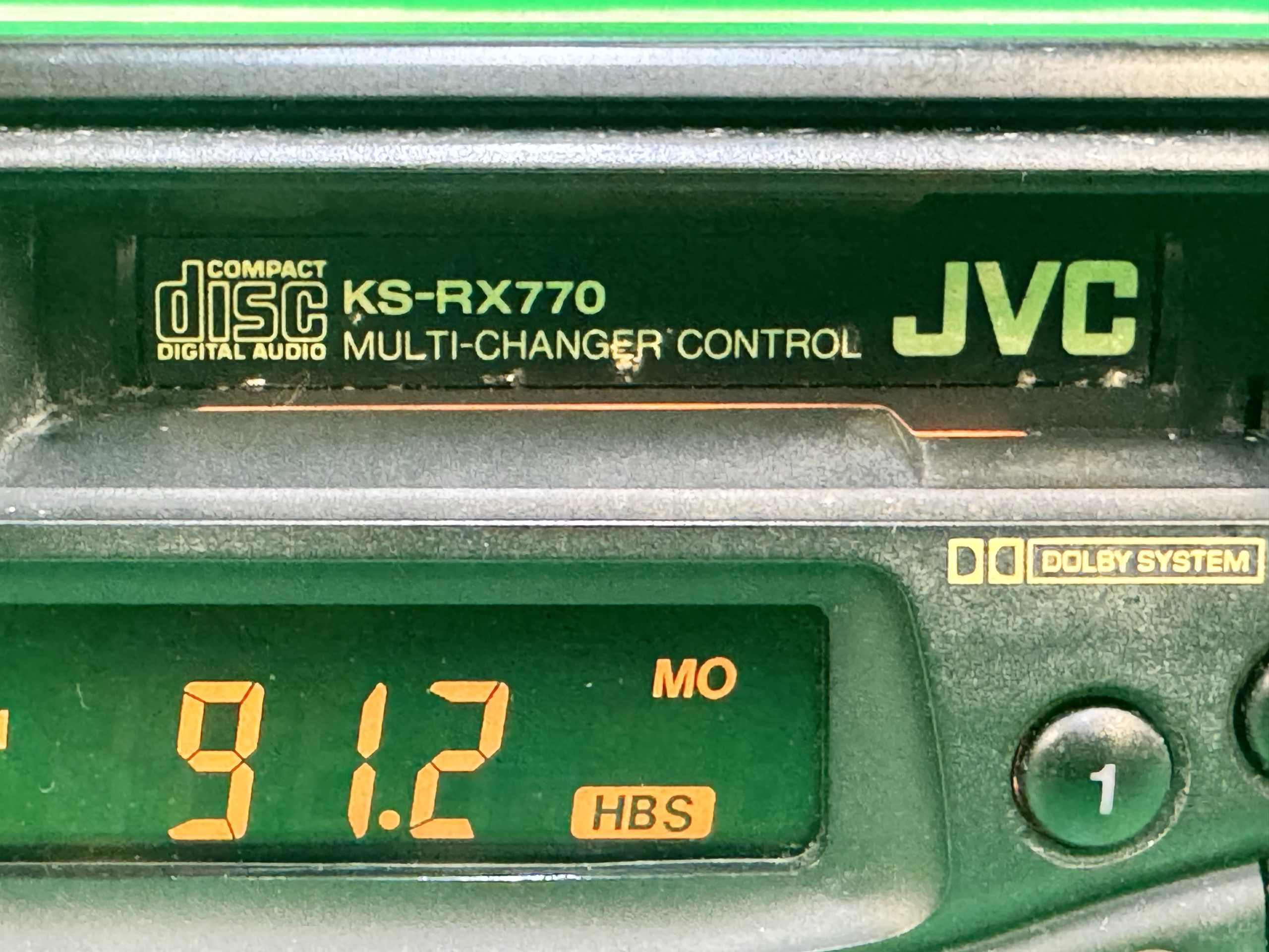 Old Classic Jvc Car Radio Cassette Player Model Rx770 Vintage Pull Out Type Cd Control - Image 6