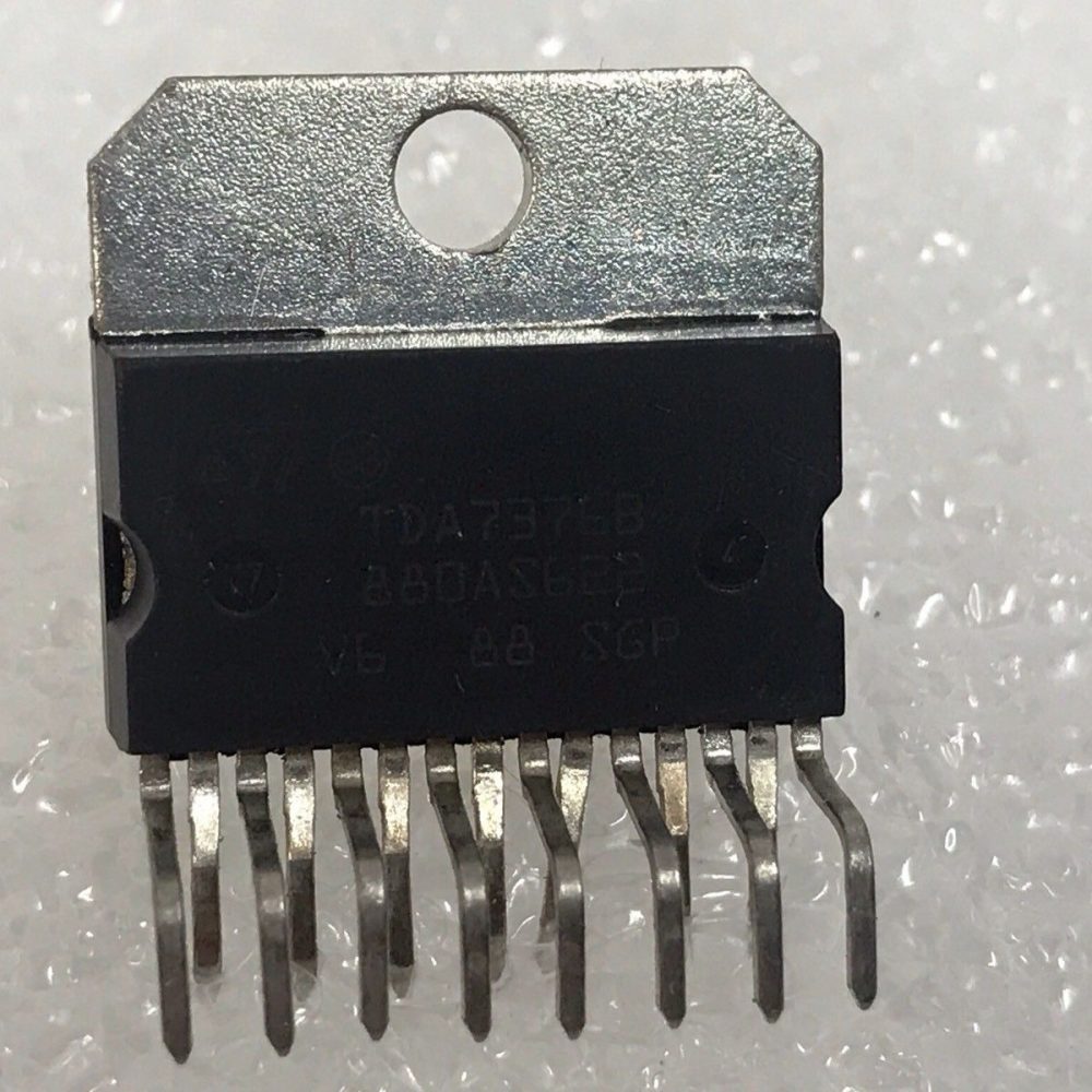 TDA7376B Audio Power Amplifier, AB, 2 Channel, 80 W, 8V to 18V, Ic 15 Pins