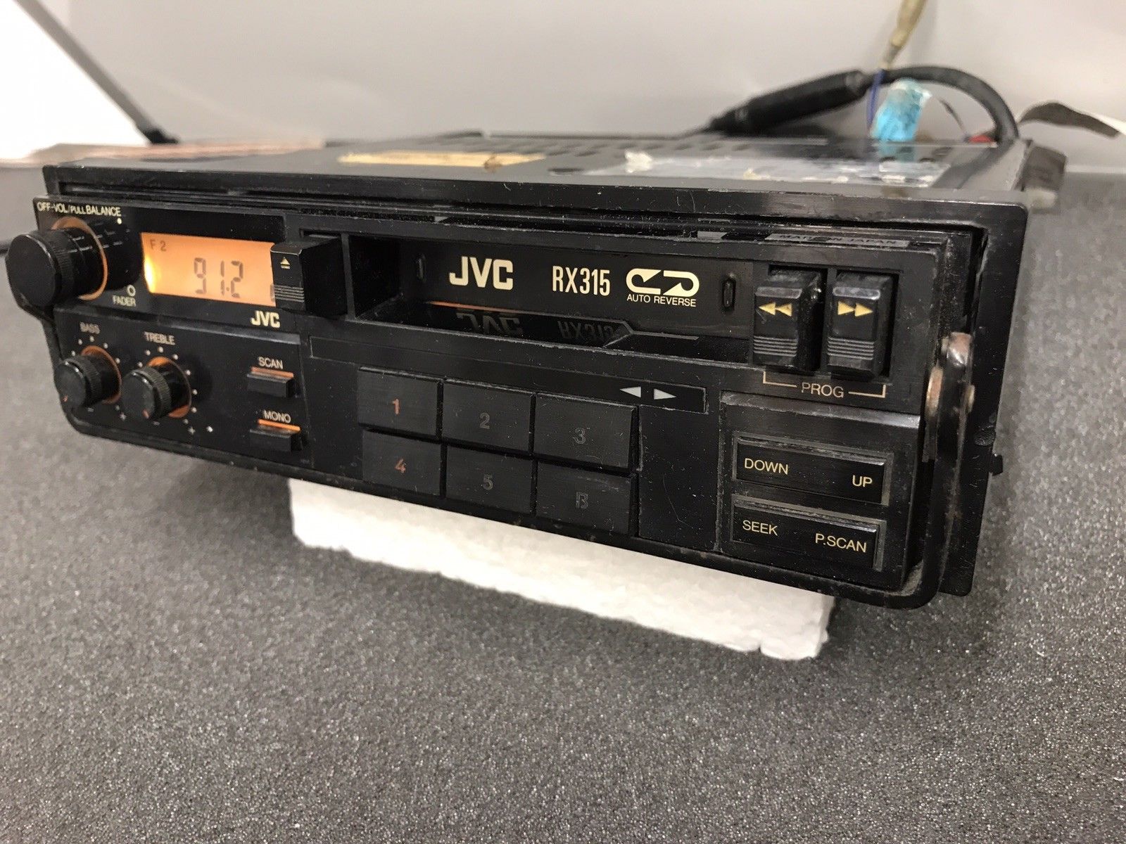 Old Classic Jvc Car Radio Cassette Player Model Rx315 Vintage Pull Out Type