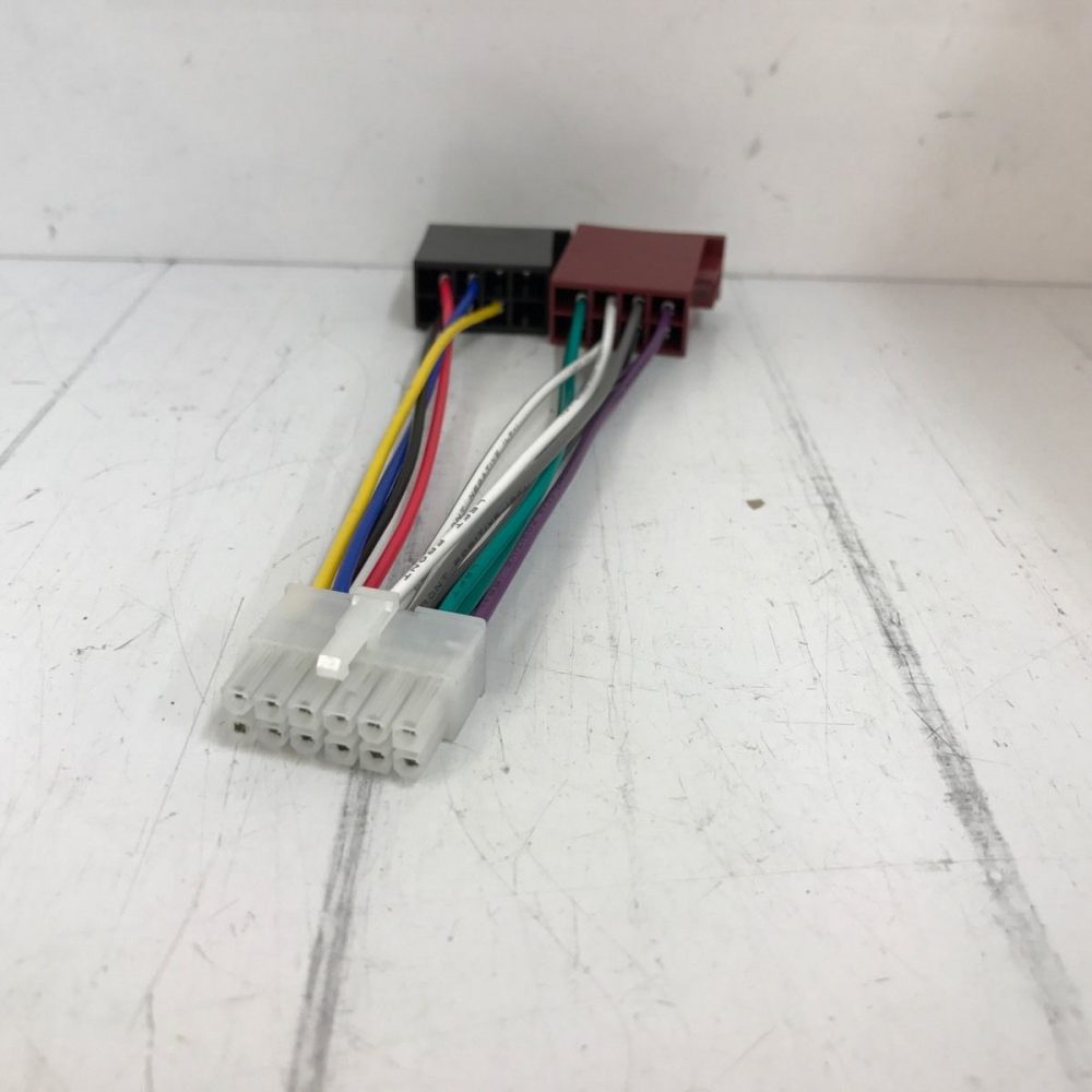 Xtrons Car Radio Stereo 12 Pin Molex Iso Connector White Clear Wiring Harness