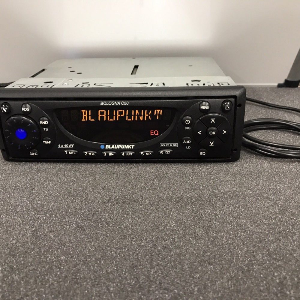 Blaupunkt Old Classic Vintage Car Radio Cassette Player Model Bologna C50 Aux In