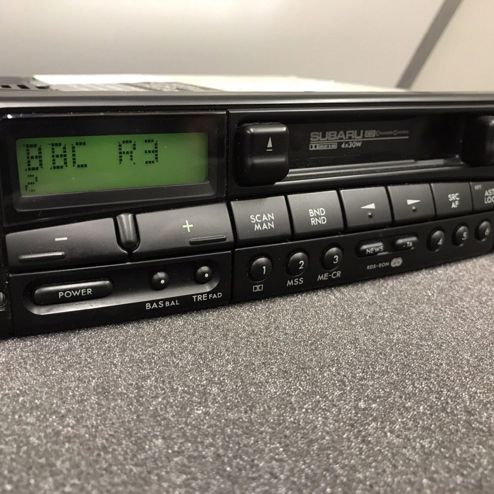 Subaru 90Dc632 Old Classic Vintage Radio Cassette Player Cd Changer Control