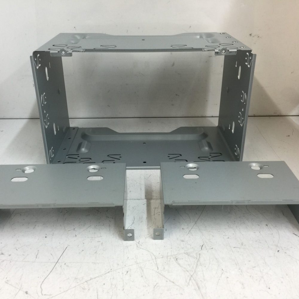 Jvc Kw Ks  Double Din Mounting Cage Sleeve Mount Carrier Genuine With Brackets