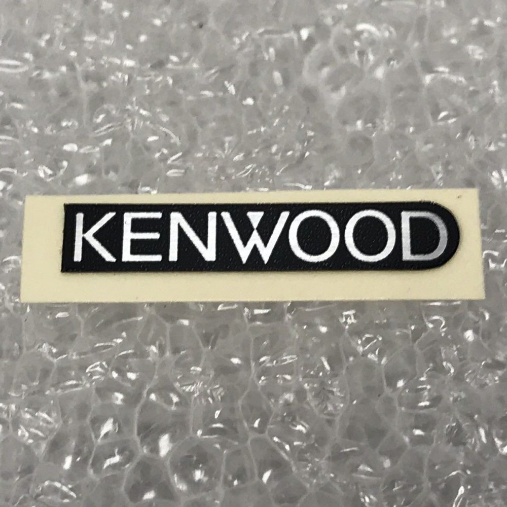 Kenwood Genuine Small Facia Face Panel Front Panel Emblem Sign Badge
