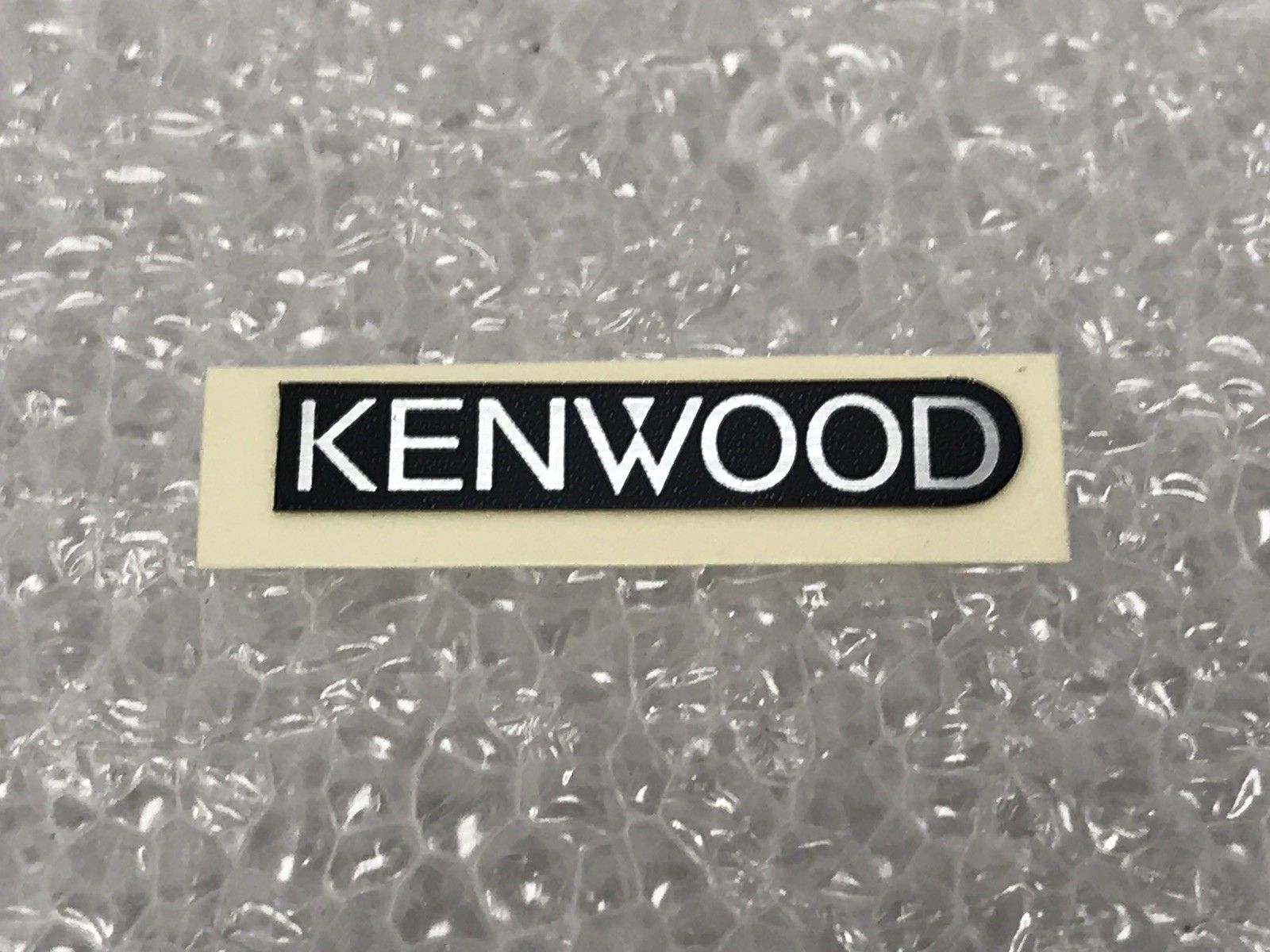 Kenwood Genuine Small Facia Face Panel Front Panel Emblem Sign Badge
