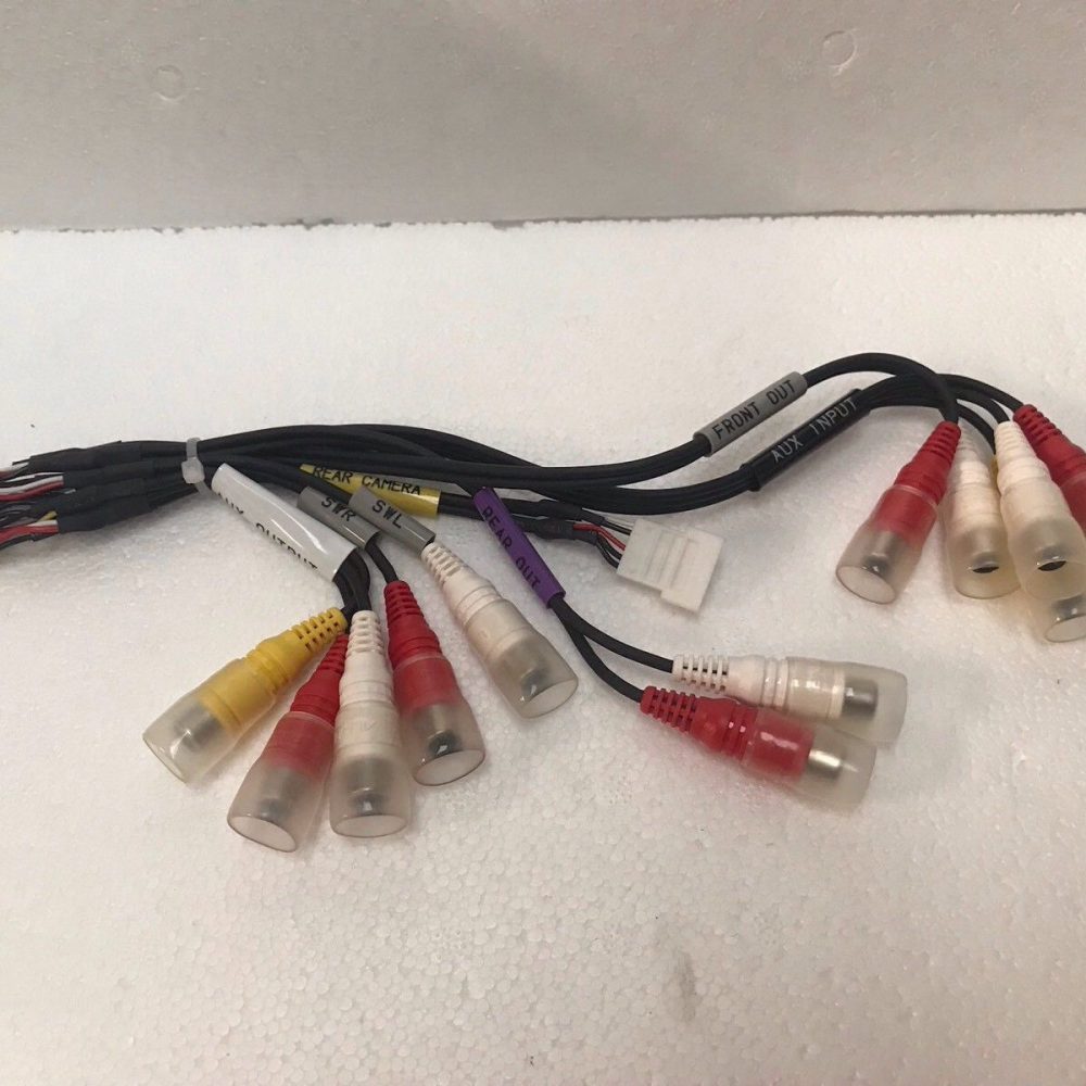 Alpine Ine-S900r Ines900r Pre Out Rca Sub Harness Lead Wiring Loom