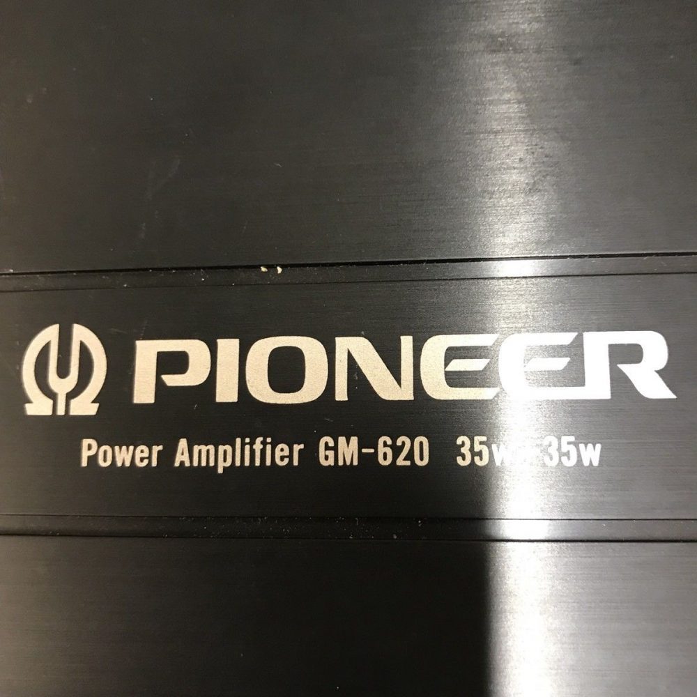 Pioneer Gm-620 Old School 8 Pin Molex Type Power Speaker Connector With Wiring