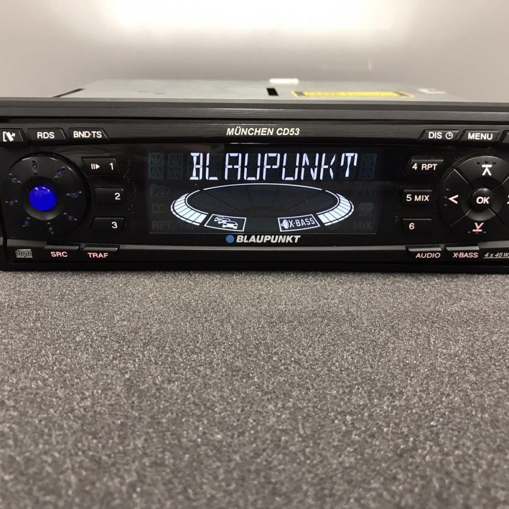 Blaupunkt Munchen Cd53 Car Radio Stereo Cd Player Aux In Control Large Display