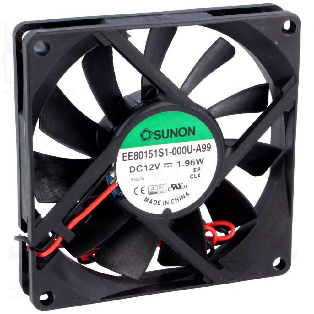 Cooling Fan Assembly 12v Dc Brushless Size 80x80x15 Mm Amp Car Radio Cooling Etc