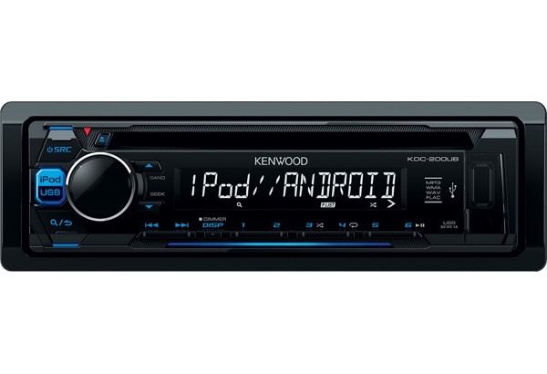 Kenwood Kdc-200ub Digital car stereo Cd Player RDS tuner USB Aux-In New Uk Model
