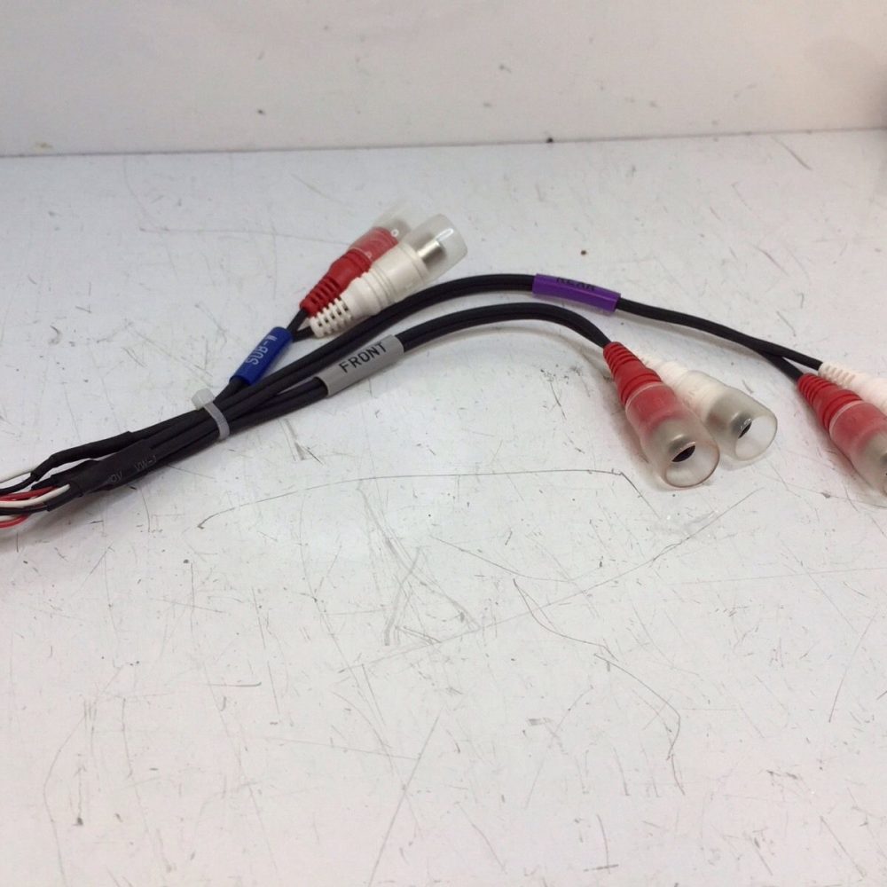 Alpine Ine-W900bt Cde-136bt New Pre Out Rca Sub Harness Lead Wiring Loom Wire