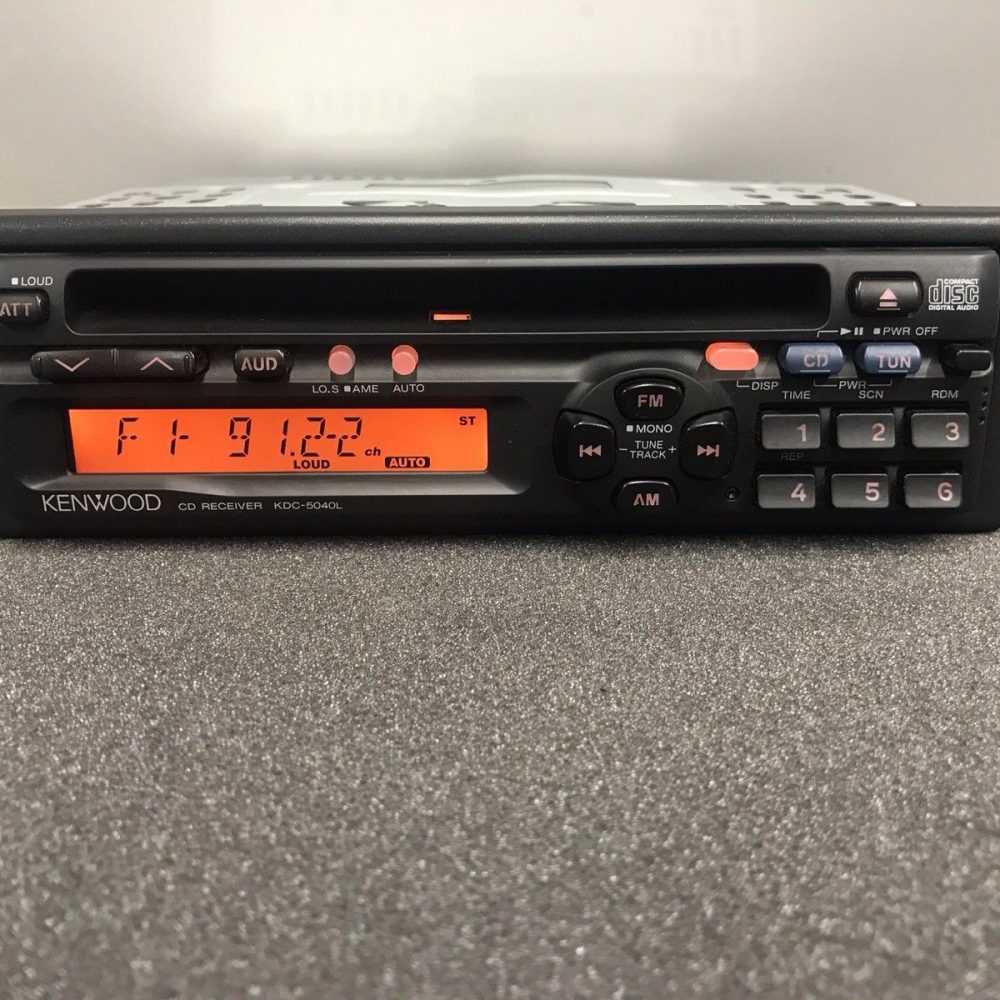 Old Kenwood Car Radio Stereo Cd Player Model Kdc-5040L Retro 90s Vintage Retro