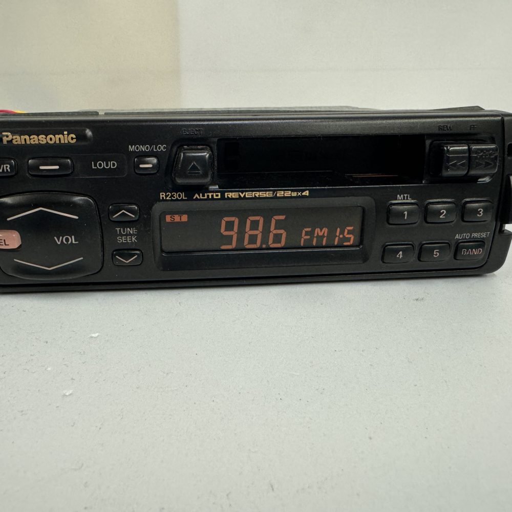 Old Classic Panasonic Car Radio Stereo Cassette Player Model Cq-R230L