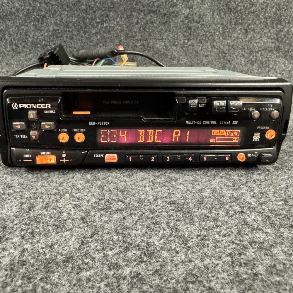 Pioneer Keh-P3730r Old Classic Vintage Radio Cassette Player Cd Changer Control