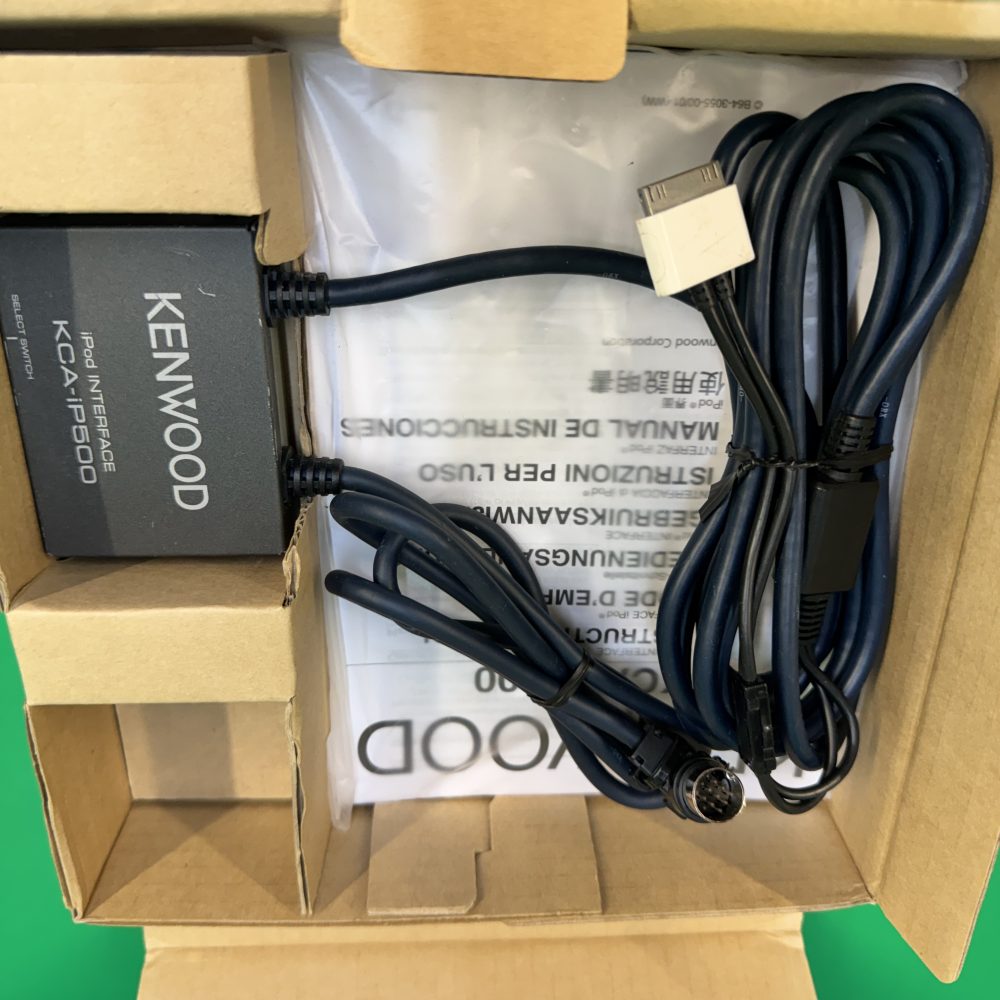 Kenwood Kca-iP500 iPod interface boxed complete