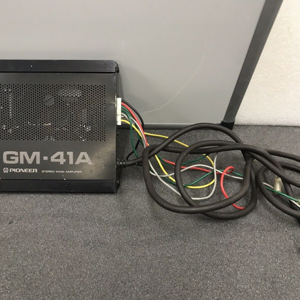 Pioneer Old Classic Vintage Car Component Add On Amp Amplifier Model Gm-41a