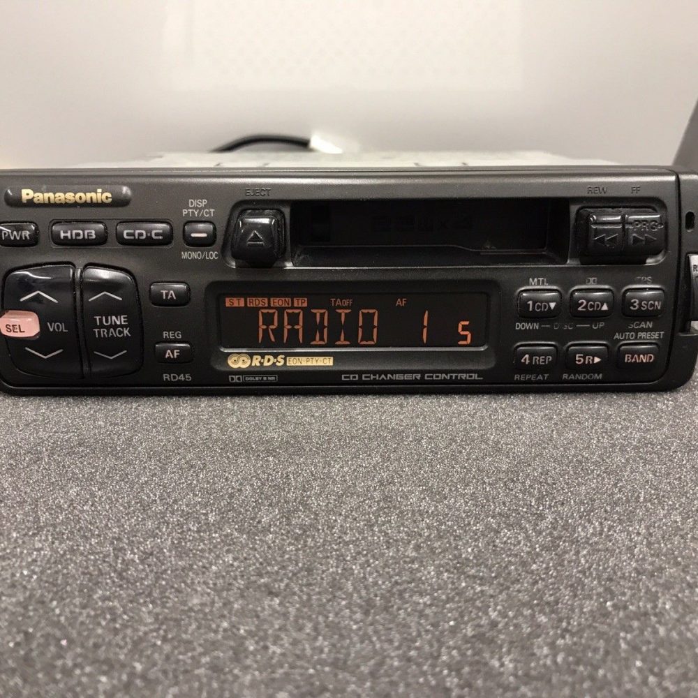 Panasonic Rd45 Old Classic Vintage Radio Cassette Player Cd Changer Control