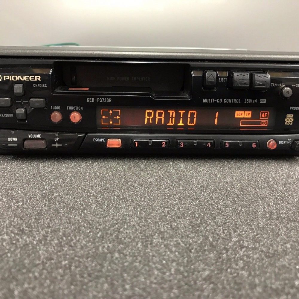 Pioneer Keh-P3730r Old Classic Vintage Radio Cassette Player Cd Changer Control