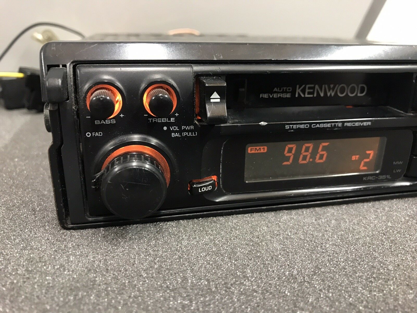Kenwood 1990s Old Classic Vintage Retro Radio Cassette Player Model Krc-351L