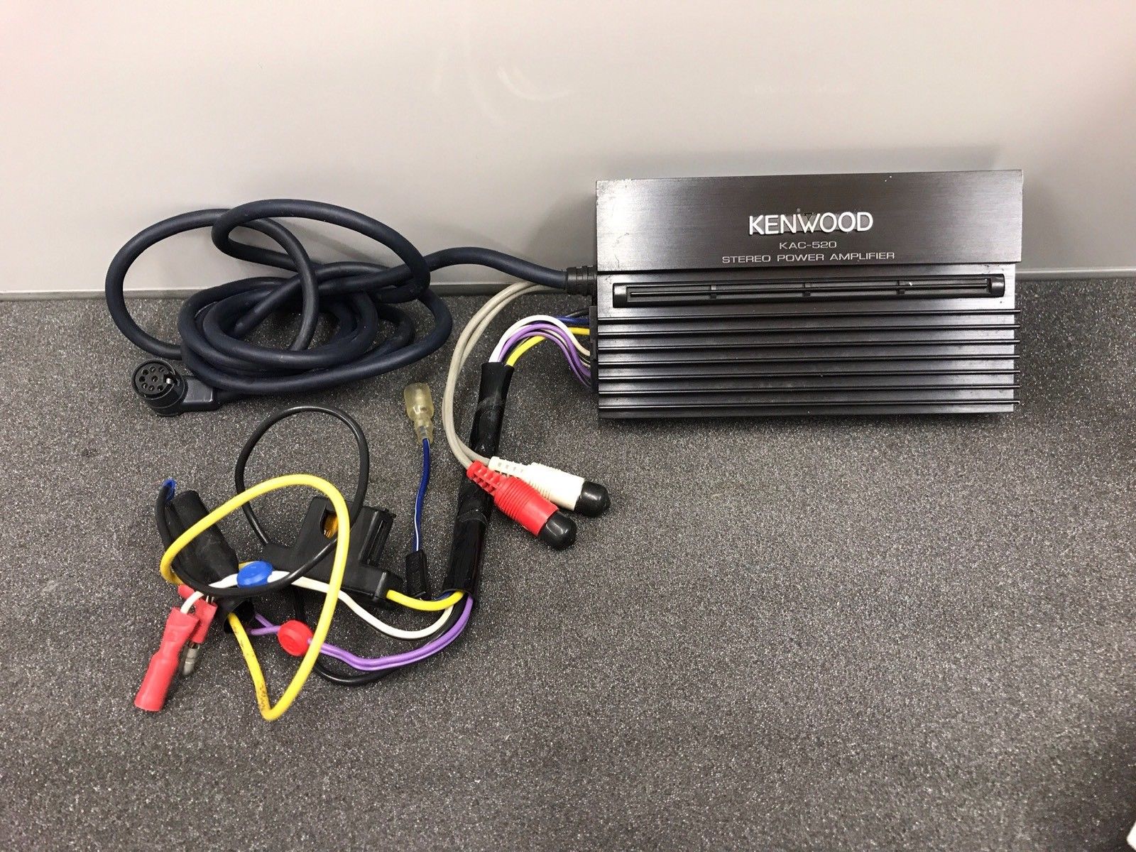 Kenwood Kac520 Old Classic Vintage Car Add On Amp Amplifier 2 Channel