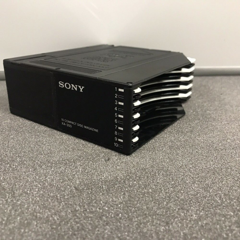 Sony 10 Disc Car Cd Changer Stacker Shuffler Magazine Cartridge Dvd Model Xa-350