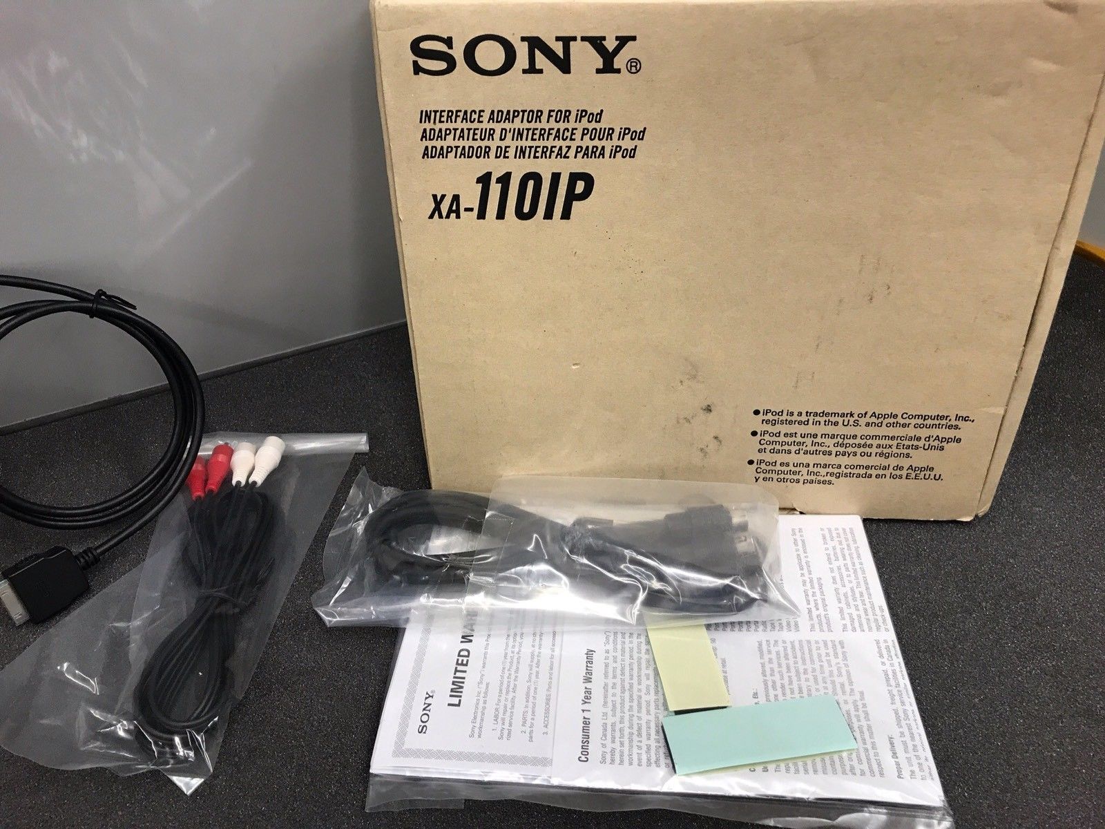 Sony New Unused Old Stock Xa-110ip Boxed Aux In iPod Interface Adaptor