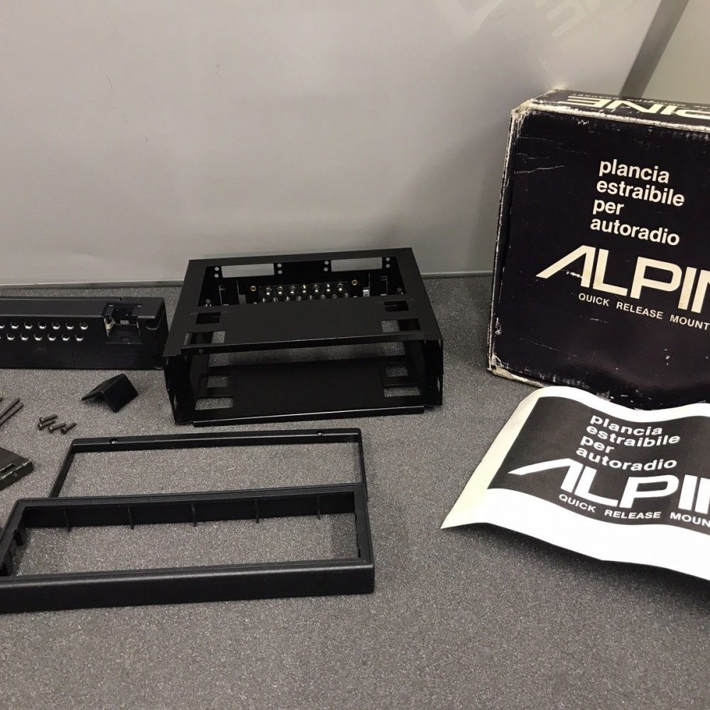 Alpine Old Classic Vintage New Old Stock Quick Release Mounting Bracket Kit