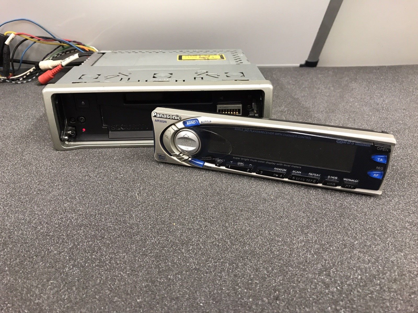 Old Classic Retro Rare Panasonic Car Radio Stereo MiniDisc Player