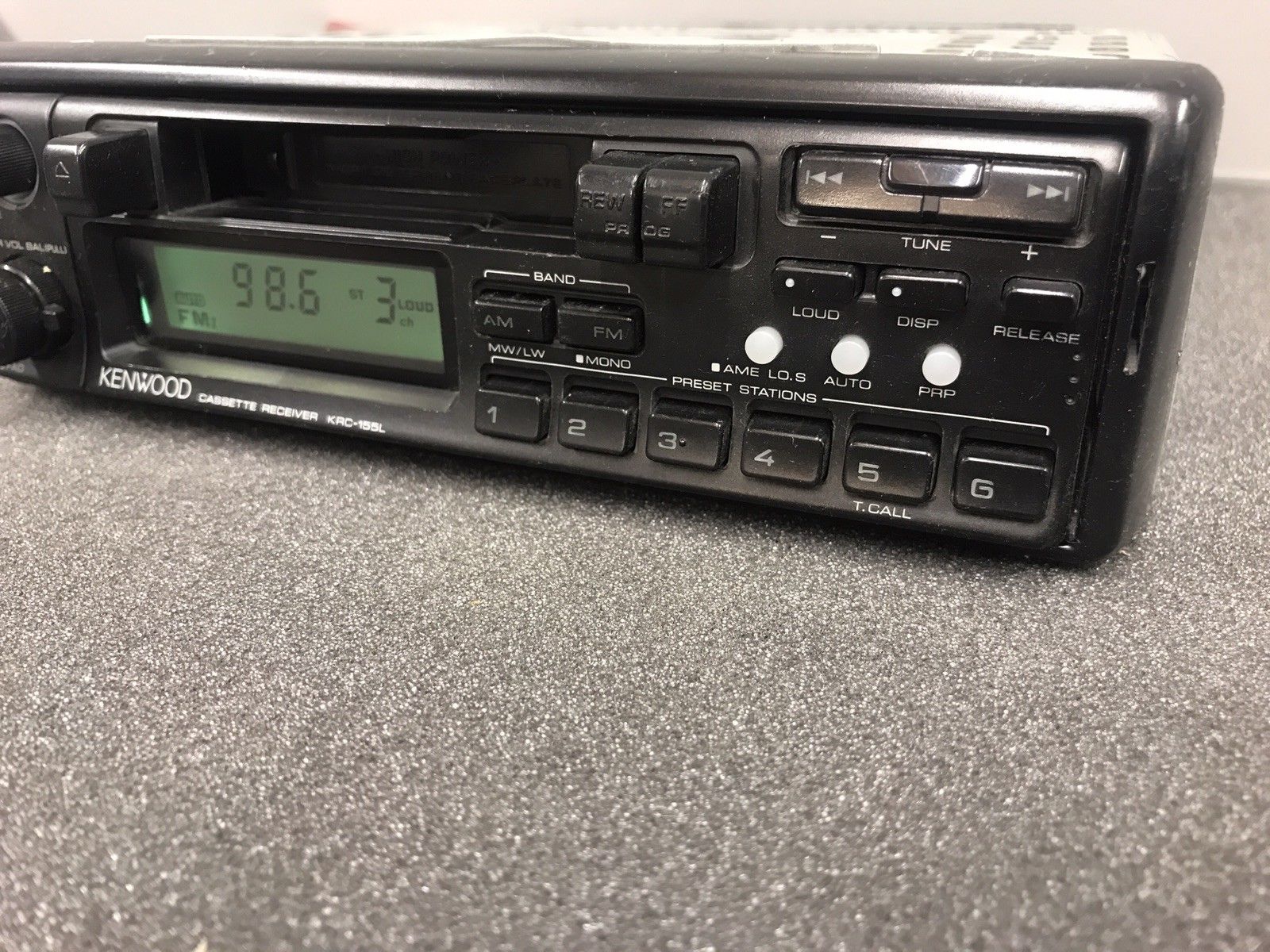 Kenwood 1990s Old Classic Vintage Retro Radio Cassette Player Model Krc-155L