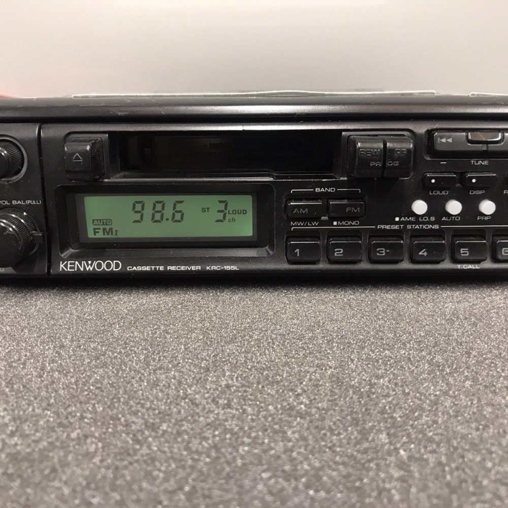 Kenwood 1990s Old Classic Vintage Retro Radio Cassette Player Model Krc-155L