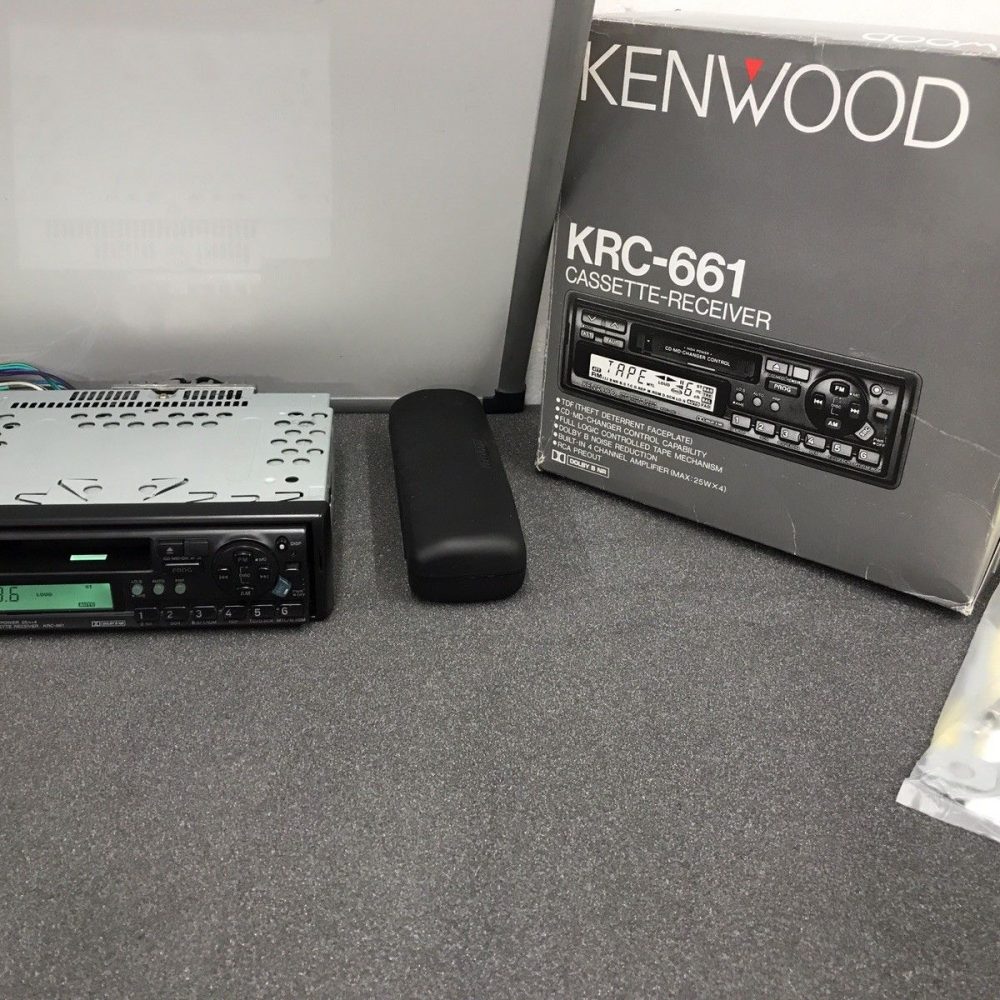 Kenwood Krc-661 Car Radio Stereo Cassette Player Cd Changer Control  Boxed