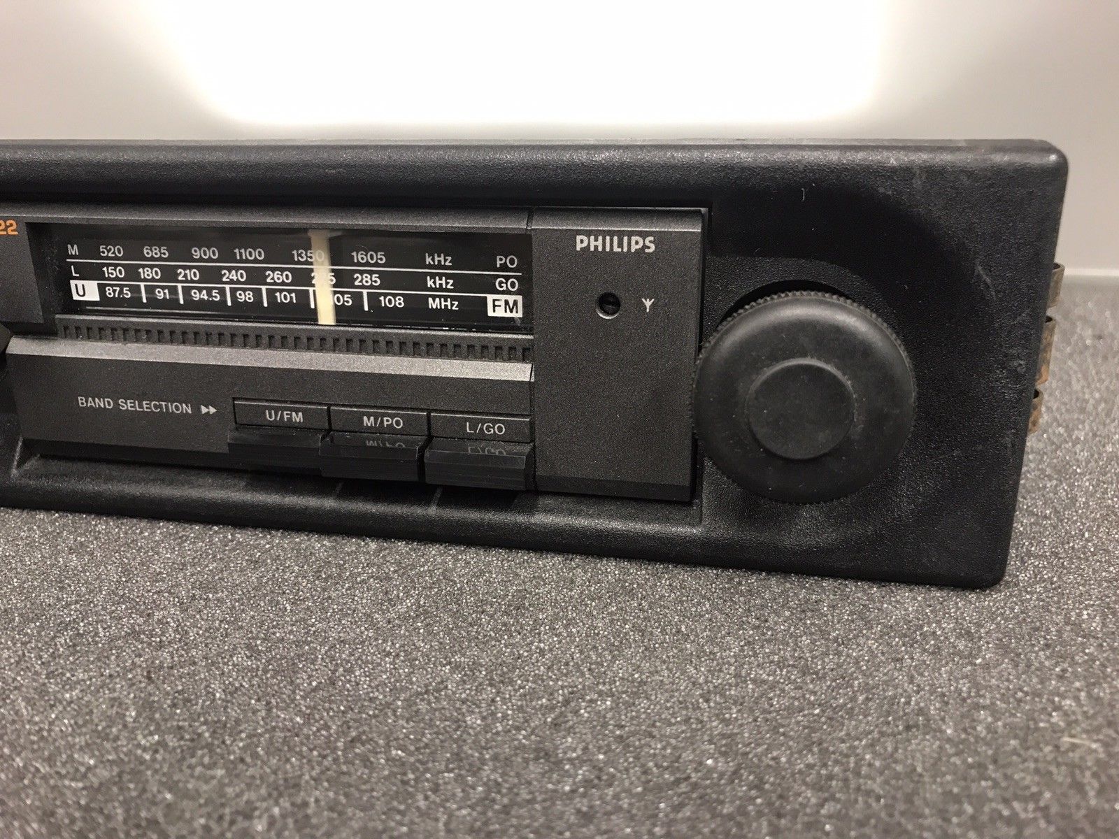 Philips 322 Old Classic Radio Model 90an322 Mint Fitted As To Old Vauxhall