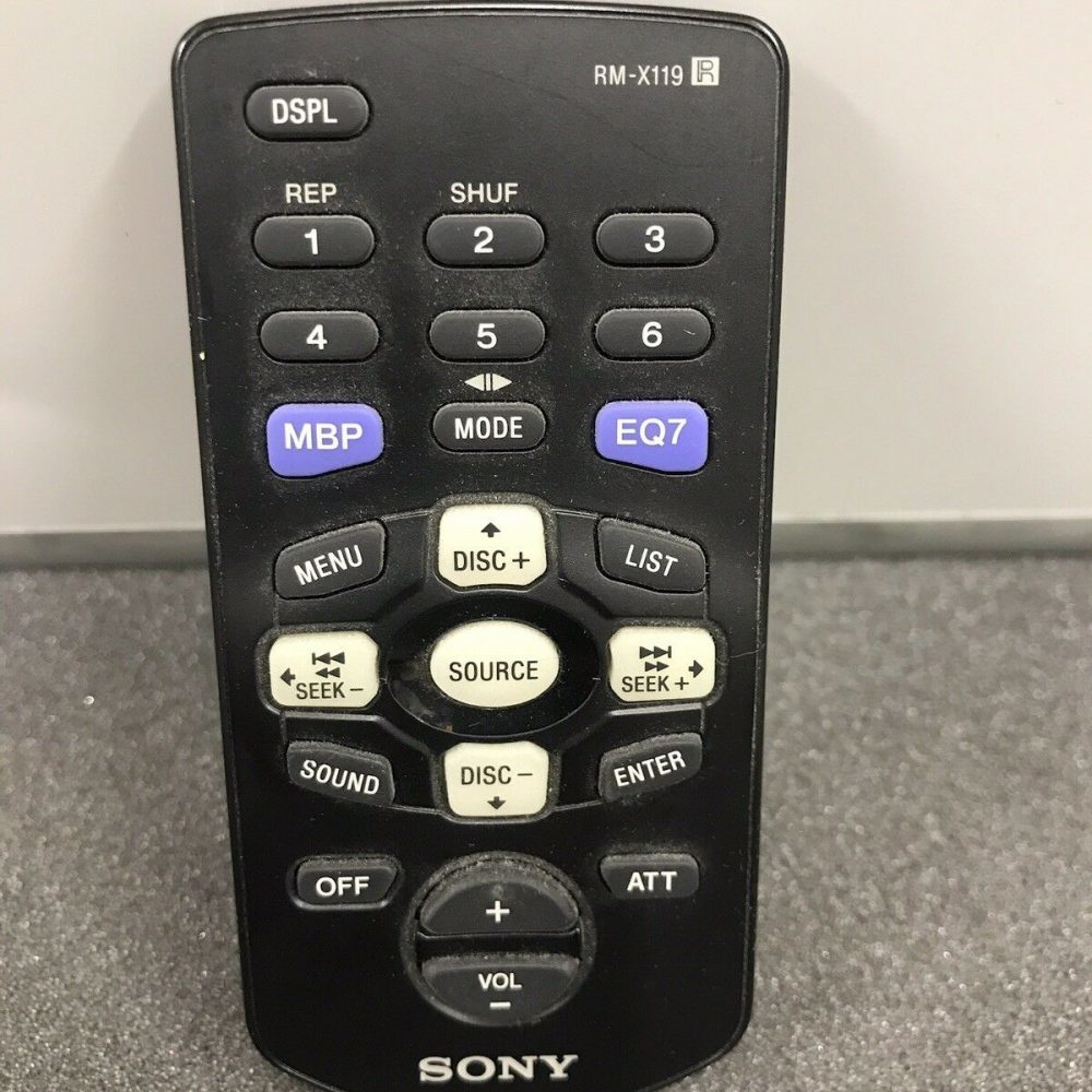 Sony Rm-X119 Old Type Remote control Commander Controller Rmx119 Used