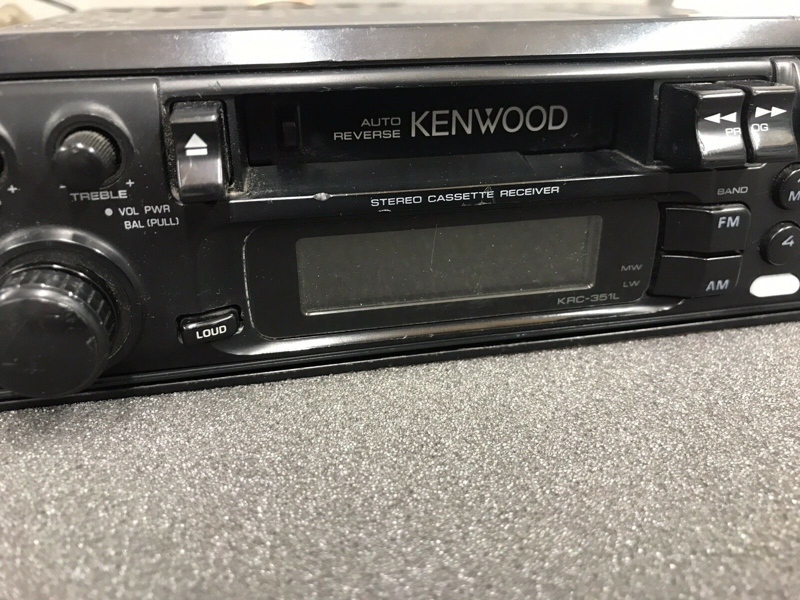 Kenwood 1990s Old Classic Vintage Retro Radio Cassette Player Model Krc-351L
