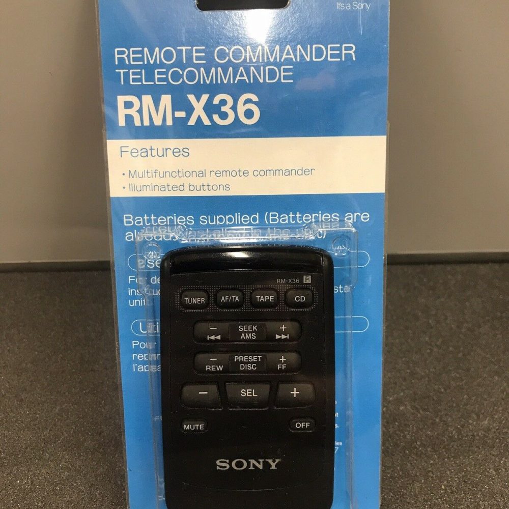 Sony Rm-X36 Old Type Remote control Commander Controller Rmx36 New Boxed