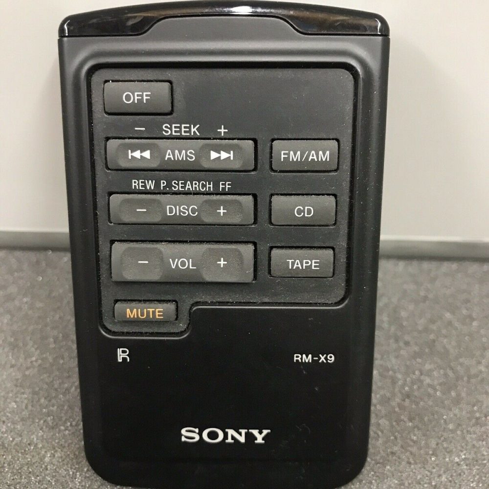 Sony Rm-X9 Old Type Version Remote control Commander Controller Rmx9 Used