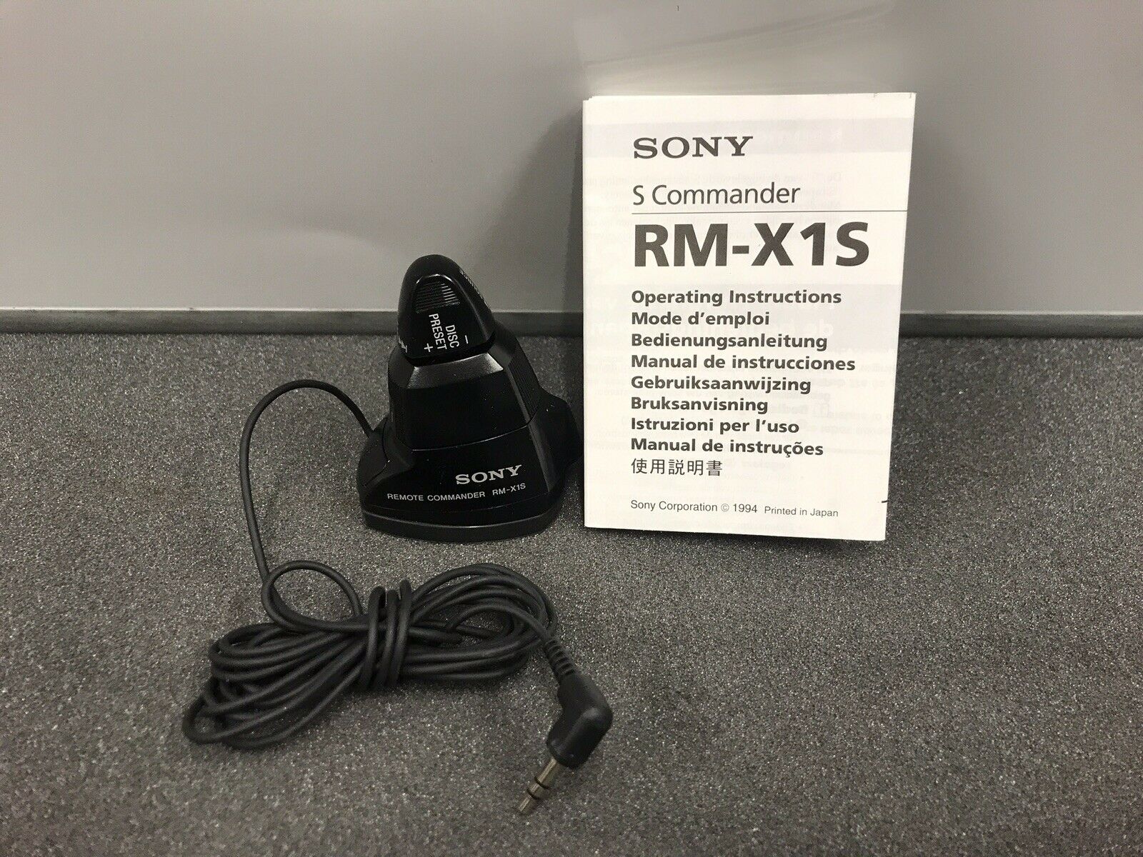 Sony Rm-X1s Genuine Sony Remote control Commander Stalk Controller Complete