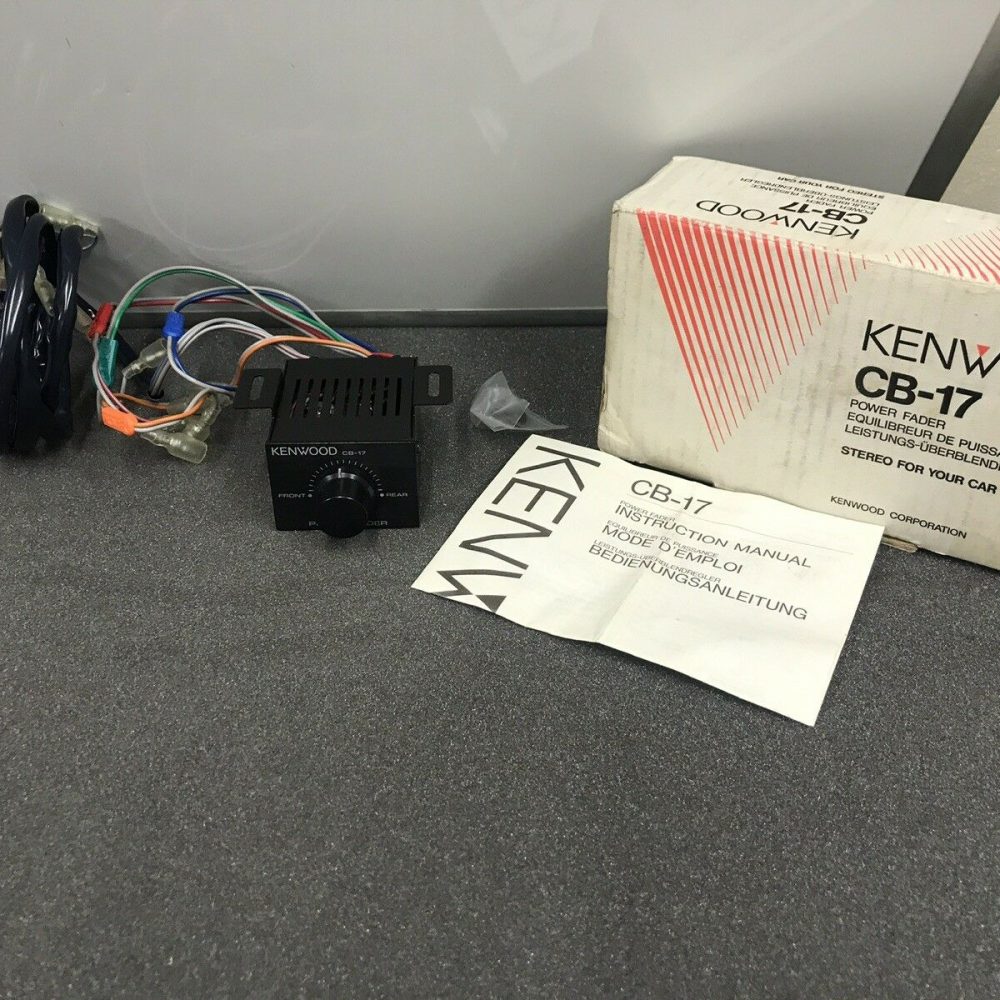 Kenwood Amp Amplifier Power Fader Control Boxed Model Cd-17 New Old Stock