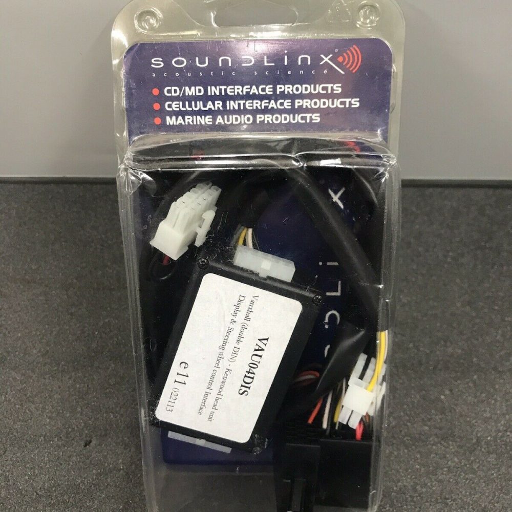 Soundlinx Vauxhall Display Steering Remote To Kenwood Adaptor Kit Interface Kit