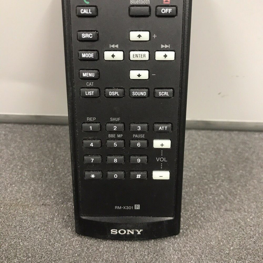 Sony Rm-X301 Remote control Commander Controller Rmx301 Used Mex-bt Model