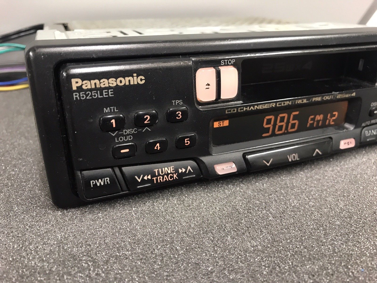 Panasonic R525Lee Old Vintage Radio Cassette Player Cd Changer Control Aux In