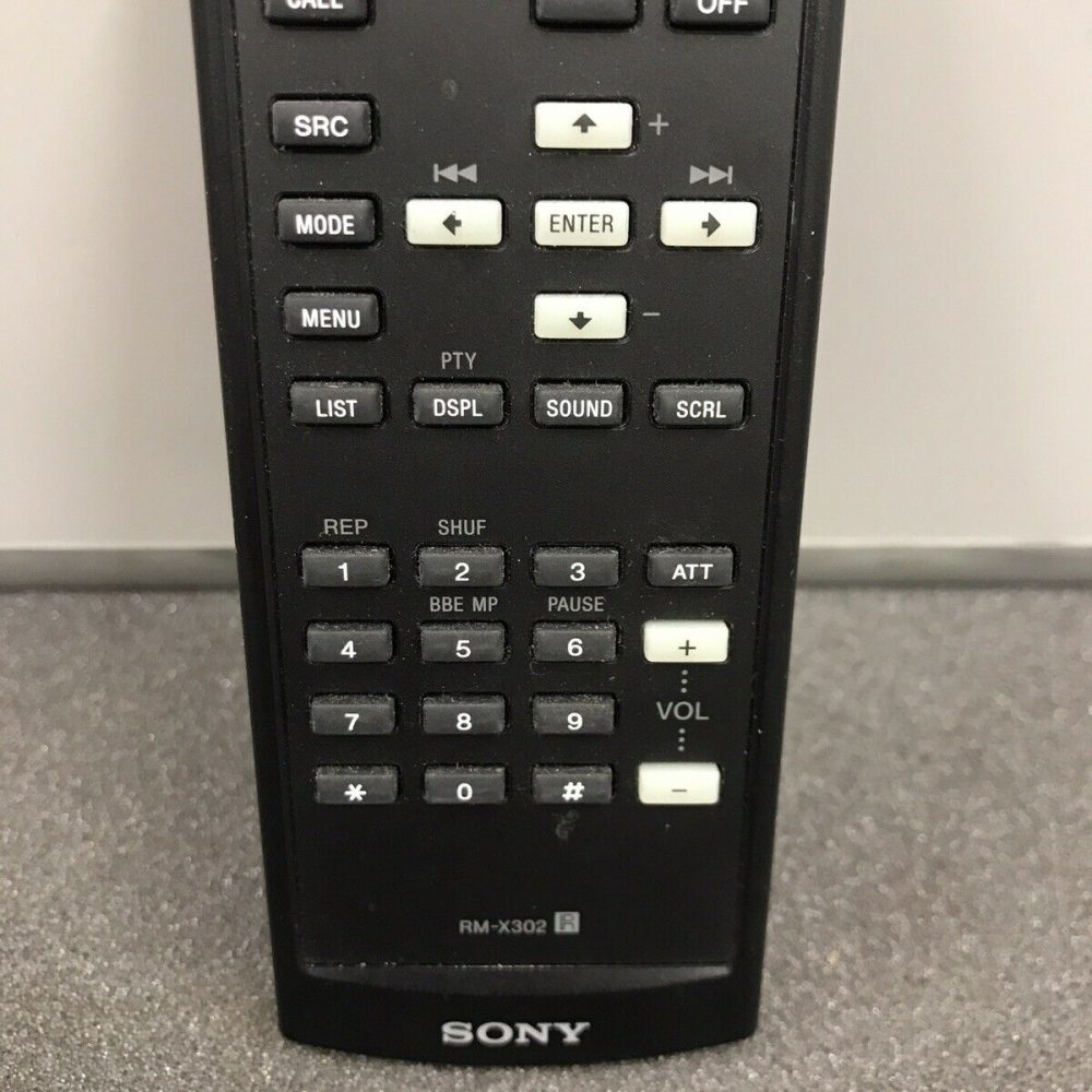 Sony Rm-X302 Remote control Commander Controller Rmx302 Used Mex-bt Model
