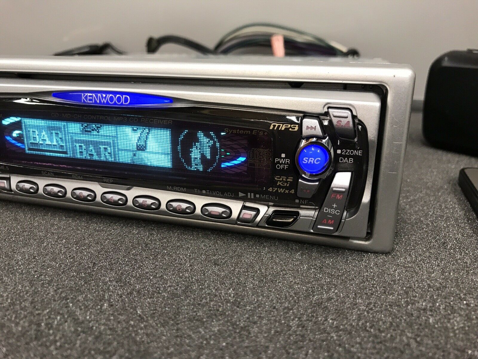 Kenwood Rare Classic Retro Car Radio Stereo Cd Mp3 Player Model Z828mp Top Spec