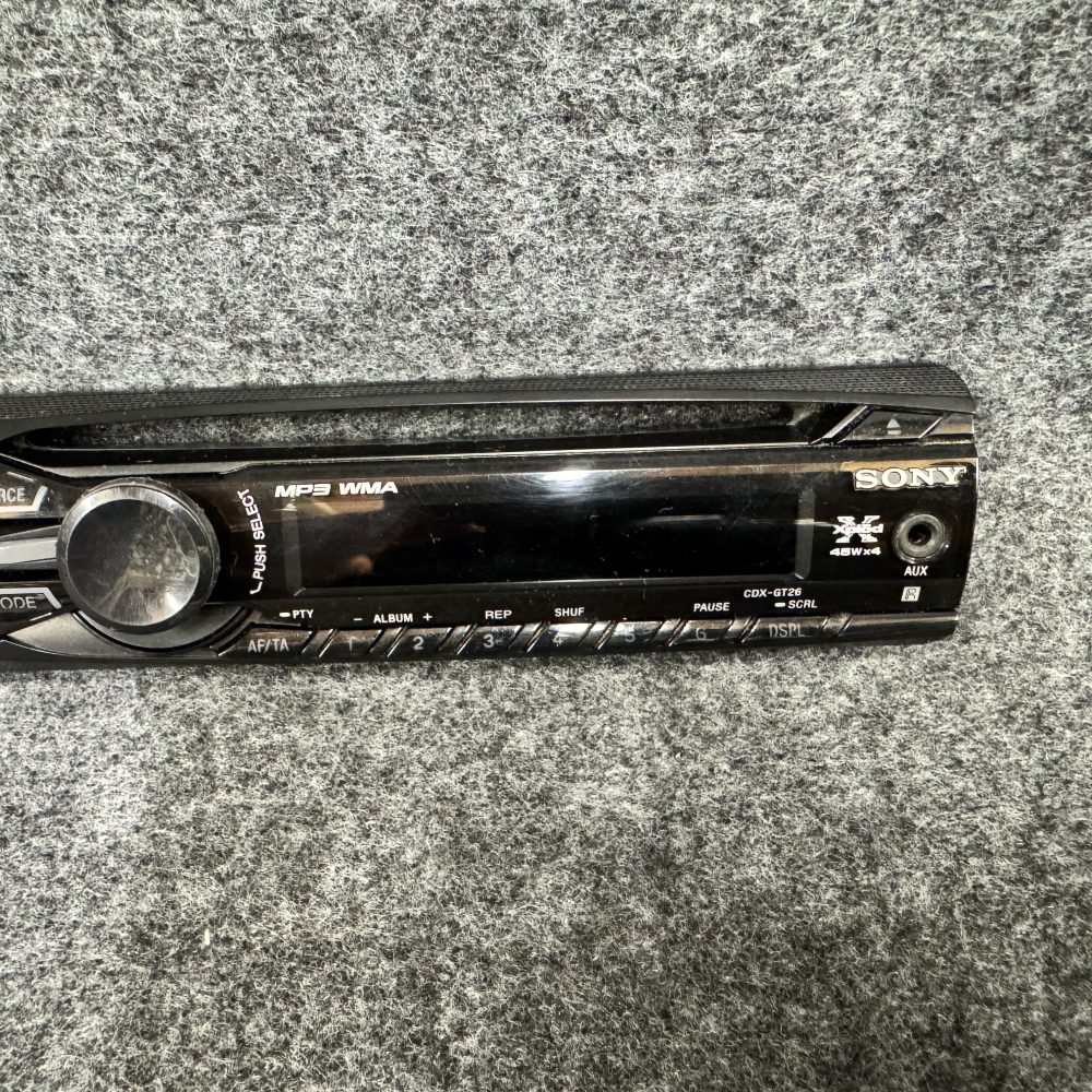Sony Cdx-Gt26 Xplod Car Radio Stereo Face Front Panel complete