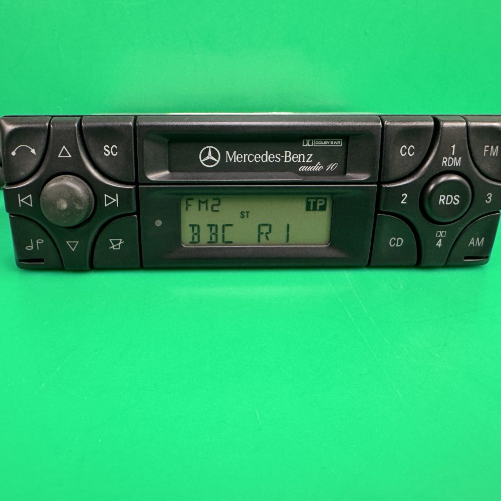 Old Classic Vintage Mercedes Becker Audio 10 Be3100 Car Radio Cassette Player
