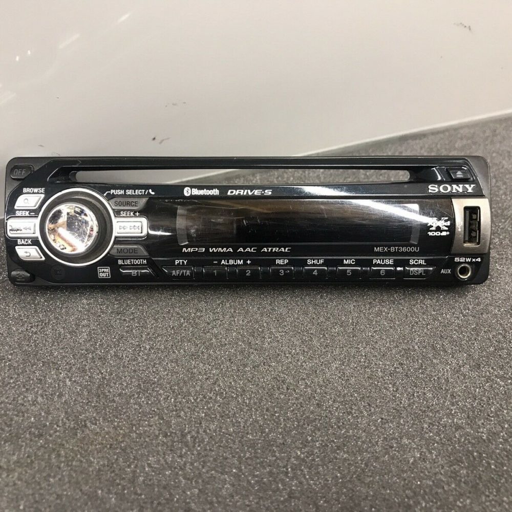 Sony Mex-Bt3600u Xplod Car Radio Stereo Face Front Panel complete Mexbt3600u