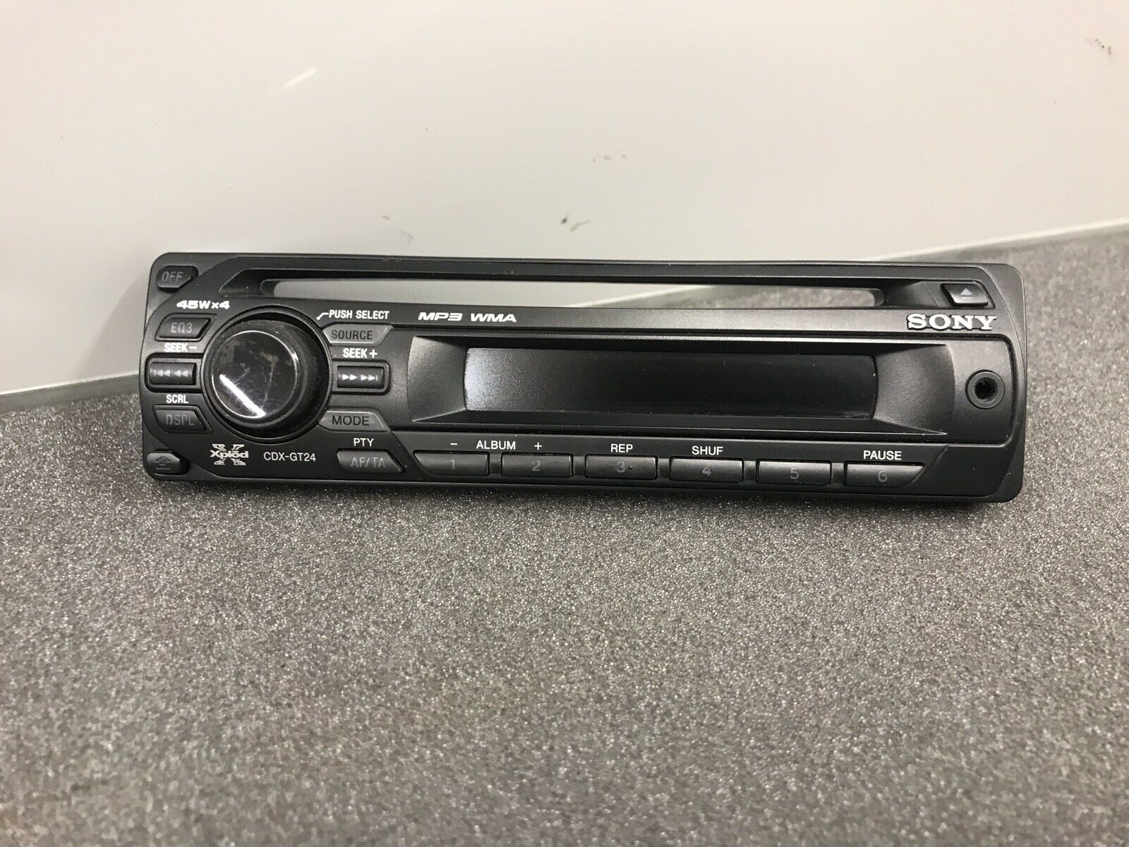 Sony Cdx-Gt24 Xplod Car Radio Stereo Face Front Panel complete Cdxgt24