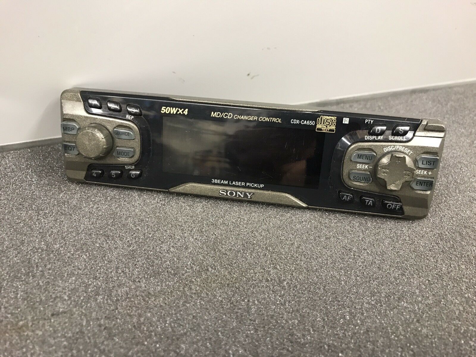Sony Cdx-Ca650 Xplod Car Radio Stereo Face Front Panel complete Cdxca650
