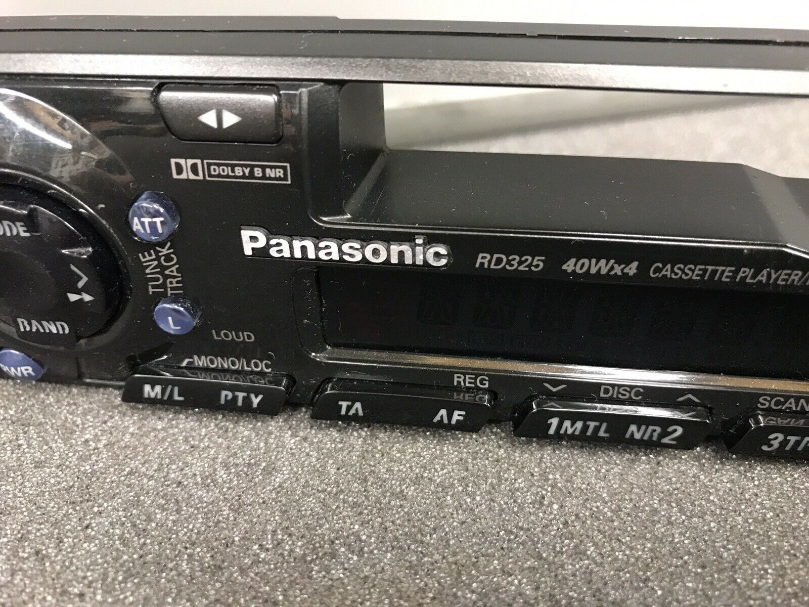 Panasonic Rd325 Car Radio Stereo Face Front Panel complete Rd325